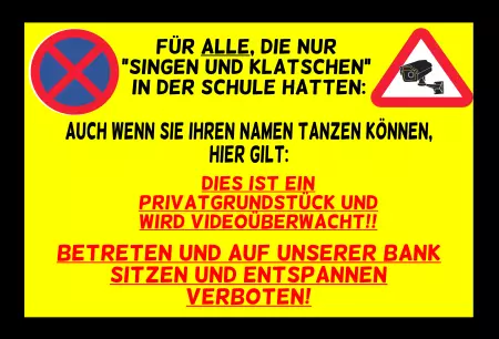 Warnschild Warnung - Zutritt verboten Für Alle, die nur 