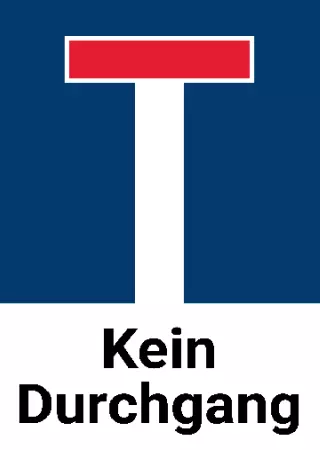 WarnschildWarnung - Zutritt verboten Kein Durchgang Bild